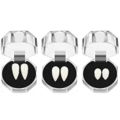 2025 3 Par Anpassade Huggtänder Cosplay Tänder Löänder Halloween Party Rekvisita> Tillbehör