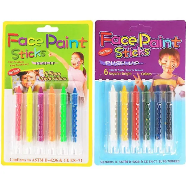 2025 12 st Halloween Party Ansikts- och Kroppsmålningskritor för Maskerader> Smink