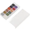 12 Akvarellfärger Set Retro Metall Portabel Hög Pigment Konstmaterial för Studenter Vuxna Konstnärer> Smink
