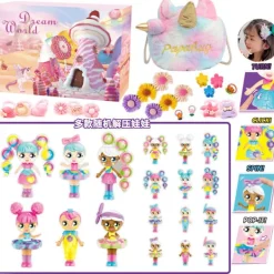 2024 Amazon Julkalender Nedräkning Blind Box Enhörning Is och Snö Ornament Flickor Semestergåva Leksaker><noscript><img width=