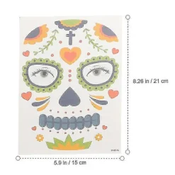 BraVärde 6 ark för Halloween-dekorationer - lingling}> Smink