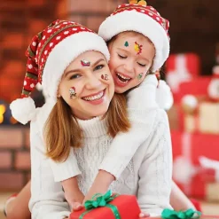 20 Ark Jul-Tatueringar för Barn/Tillfälliga Kvinnors Festdekoration, Juldekaler><noscript><img width=