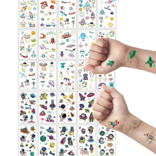 no brand 25 ark självlysande tatueringsklistermärken Fake tatueringar Festtillbehör> Smink
