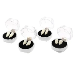 4 Ask Vampyrtänder Kit för Barn Cosplay Vampyrtänder Fångar> Tillbehör