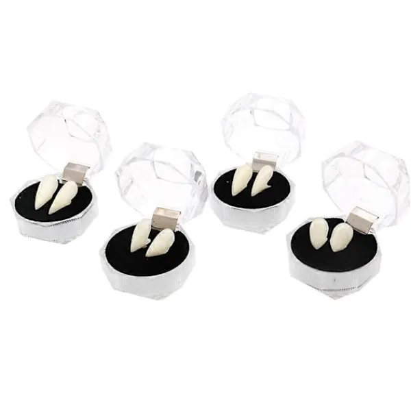 4 Ask Vampyrtänder Kit för Barn Cosplay Vampyrtänder Fångar> Tillbehör