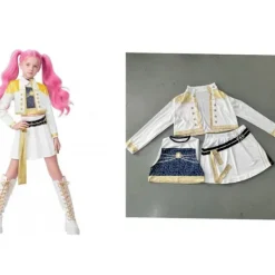 2025 Demon Hunter K-Pop Kostym | Halloween Outfit Kvinnor Barn Cosplay cm Perfekt Zoe 2-piece set><noscript><img width=