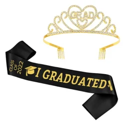 2023 Examen Mössa med Stola Graduation Sash för Graduation Part> Huvudbonader