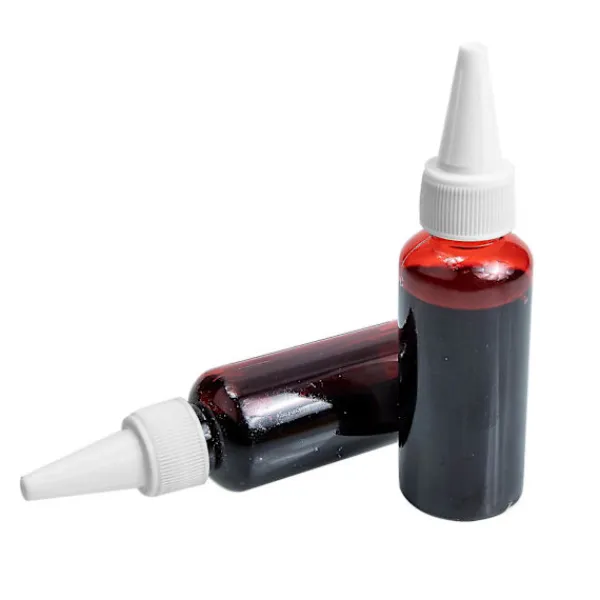 KOOLYou 2 flaskor Halloween Cosplay Fake Blood Artificiellt blod Ätbar Fake Blood Cosplay Prop 22X3CM> Smink