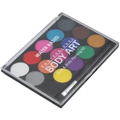 15 Färger Giftfritt Vattenbaserat Ansikts- och Kroppsmålningssminkset> Smink
