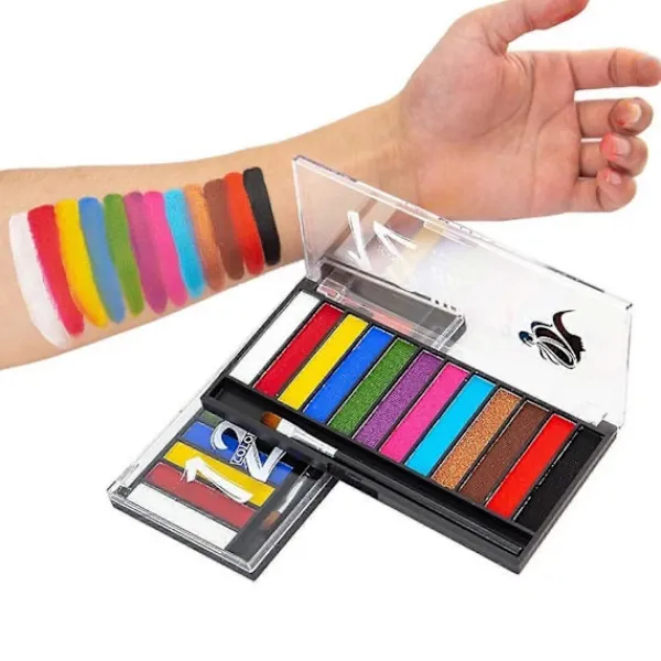 12 Färger VM Halloween Smink Ansiktsfärg Jul Ansiktsfärg> Smink