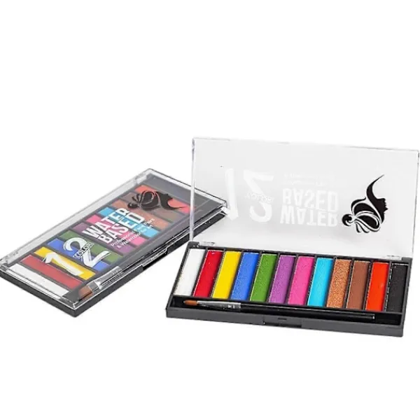 12 Färger Världscupen Halloween Smink Ansiktsfärg Jul Ansiktsfärg> Smink