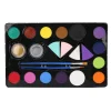 14 Färgers Ansikts- och Kroppsfärg Pigment Set Halloween Smink Cosplay Målningskit> Smink