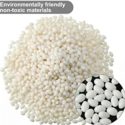 50 G Tandfast Tandgel Temporärt Reparationskit Formbar Termisk Passform Pärlor Tandgranulat Lim Falska Tänder För Halloween Läskigt (50g)><noscript><img width=