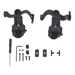 360 graders rotationshuvudset Hjälmguide Adapter Multi Vinkel Rotation Hjälm Rake Adapter Brusreducering Inspelningsheadset Hjälmtillbehör ABS> Huvudbonader