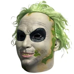 2024 Halloween Beetlejuice Clown Mask Läskig Joker Helhuvudsmask Cosplay Kostym Rekvisita Maskerad-FA-><noscript><img width=