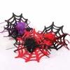 ATELA 3 Halloween Spider Web Håraccessoarer Maskerad Party Show Pr> Huvudbonader