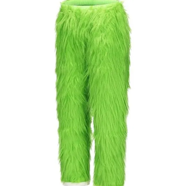 2025 Helt Nytt 8-Delars Grinch Kostym Jul Cosplay Vuxen Tomtedräkt Set med Mask och Guldpåse, Bästa Julklappen-FM- XL> Dräkter