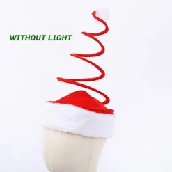 2022 Julhatt Plysch Tomte Santa Hatt Söta Ränder Tecknad Kreativ Kalkonhattar Nyår Jul Party Ornament Dekoration Rekvisita> Huvudbonader