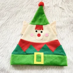 2 Julklappsmössa för vuxna och barn Roliga flanellmössor C> Huvudbonader