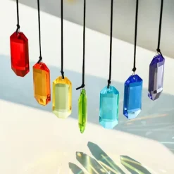 7 Kristall Sol Prism Julgransprydnader> Tillbehör