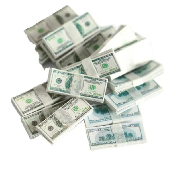 150 magiska rekvisita Mock Dollar valuta leksak sedlar miniatyrer miniatyrer sedlar> Tillbehör