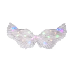 LAIQIANKUI 100% New-angel Wings, Light Up Angel Wings och Halo med LED-ljus 65*35cm><noscript><img width=
