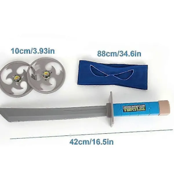 LEIGELE 2023 Ninja Turtle Superhjälte Cosplay Kostym Födelsedagsfest Favörer För Barn (LGL)> Dräkter