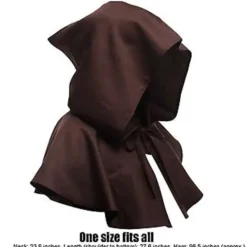 100% Ny, Medeltida Kolthatt Halloween Cosplay Huva Unisex Medeltida Kolt Hattvit(blå)> Dräkter