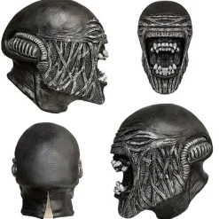 1 Pack Aliens Vs Predator, Alien vs. Predator film omgivande latex huvudbonad, halloween> Masker
