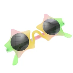 1 Pack Mini Cool Pentagram Shape Barn Glasögon Kostym Cosplay Halloween Glasögon Fest Tillbehör (Färgglada som visas på bilden)> Tillbehör