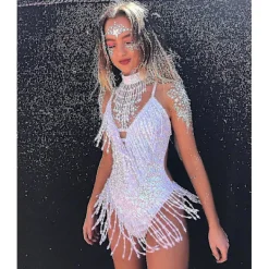 6 Pack Noctilucent Face Gems Tattoo Sticker For Halloween,cosplay Party><noscript><img width=