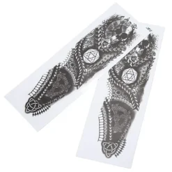 1 par Fashionable Motorcycle Skull Sticker Paper Universal Motorcycle Decals för MotorcykelmodifieringSkull><noscript><img width=