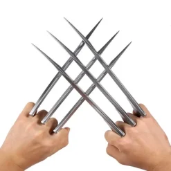 1 par hållbara plast Wolverine klor varg tass blad figur cosplay rekvisita leksak för vuxna barn><noscript><img width=
