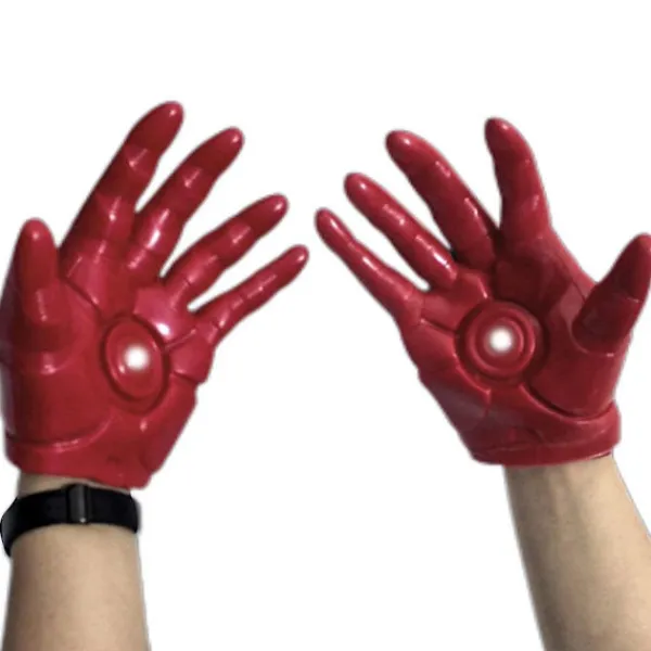 1 par Iron Man rollspelshandskar för barnens Avengers-filmfigur Cosplay-handskar Halloween Cosplay-festdräkt Handskar rekvisita presenter> Tillbehör