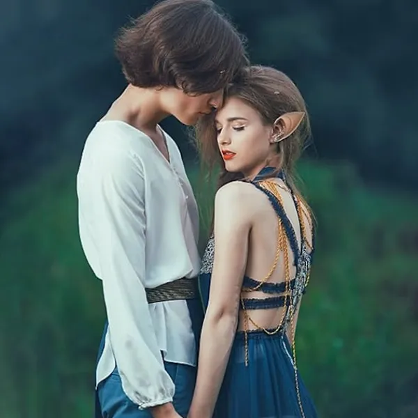 2 par Pixie Fairy Elf-öron - Tillbehör för Halloween, Jul, Vampyr-fest> Tillbehör