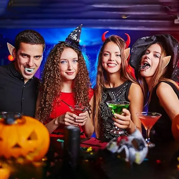 2 par Pixie Fairy Elf-öron - Tillbehör för Halloween, Jul, Vampyr-fest> Tillbehör