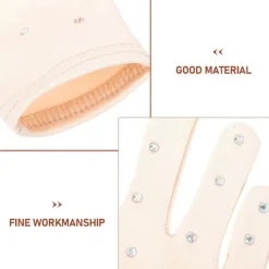 1 Par Sequin Scenkläder Konståkning Party Performance Handskar Dekorativa Party Handskar> Tillbehör