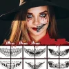10 Pcs Halloween Temporary Tattoo, Temporary Makeup Face Tattoos, Halloween Face Sticker, Halloween Temporary Face Tattoo, Halloween Tattoo, Halloween | Fyndiq> Smink