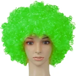 2023 Performance Wavy Curly Clown Wig Cosplay Hair for Dance Christmas Adult Birthday Party Decor Party Hats Kids Gift Supplies> Peruker