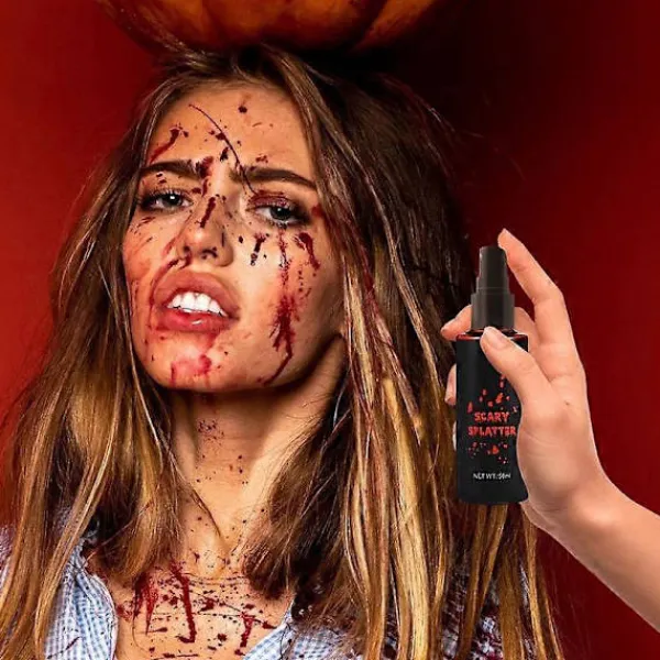 2025 Realistiskt Konstgjort Blodset 3-i-1 Kit För Specialeffekt Smink Halloween Cosplay Kläder Utklädning> Smink