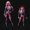 FJORD (130 Rosa) Halloween Skelett Kostym För Barn Och Vuxen> Dräkter
