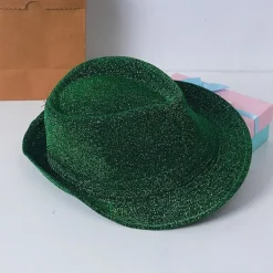 . 's Day Hatt Kontrast Skapa Atmosfär Grön Cosplay Festival Rosett Båge Fluga för Fest Festival Dekor> Huvudbonader