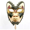AcserGery 2025 Senaste Modell Venetiansk Maskeradmask på Pinne Mardi Gras Kostym Halvt Ansikte Halloween Jul Karneval Handhållen Pinne Fest> Masker