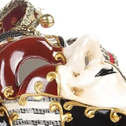 AcserGery 2025 Senaste Modell Helmaskerad Venetiansk Mask Maskeradmask för Karneval Mardi Gras Cosplay Halloweenfest Väggdekoration Röd St><noscript><img width=