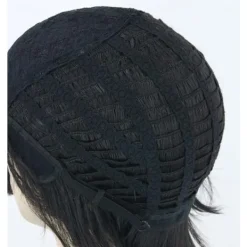 AcserGery 2025 Senaste Modell Herrperuker Svart Kort Lockig Lagerindelad Man Peruk Cosplay Halloween Karaktärskostym Peruk Svart><noscript><img width=