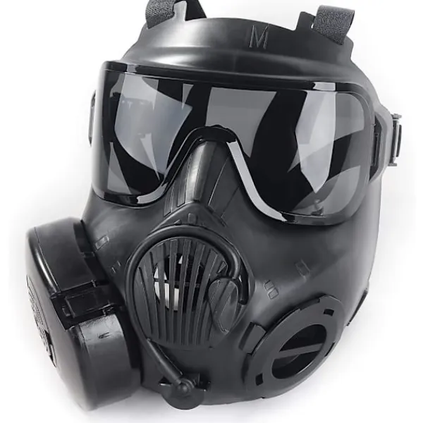 AcserGery 2025 Senaste Modell M50 Airsoft Skyddsmask Taktisk, Full Face Ögonskydd Glasögon Dummy Toxic Skull Gasmask med Filterfläktar f> Masker