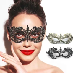 2025 Senaste Modell Maskeradmask för Kvinnor Venetianska Spets Ögonmasker för Festbal Maskeradkostym Mardi Gras Festtillbehör> Masker