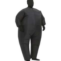 AcserGery 2025 Senaste Modell Uppblåsbar Kostym Vuxen, Blås Upp Maskeradkostym, Halloween Kostymer för Män Kvinnor Svart><noscript><img width=