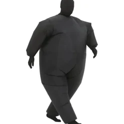 AcserGery 2025 Senaste Modell Uppblåsbar Kostym Vuxen, Blås Upp Maskeradkostym, Halloween Kostymer för Män Kvinnor Svart><noscript><img width=