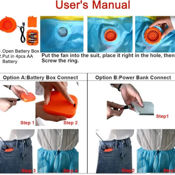 AcserGery 2025 Senaste Modell Uppblåsbar Kostym Blås Upp Kostym Party Spel Halloween Kostym Cosplay Fancy Party Kostym Jul Jumpsuit> Dräkter